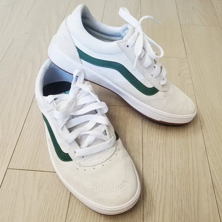 [BUNJANG] Vans Cruise CC White Green Sneakers / 반스 크루즈 CC 화이트 그린 스니커즈