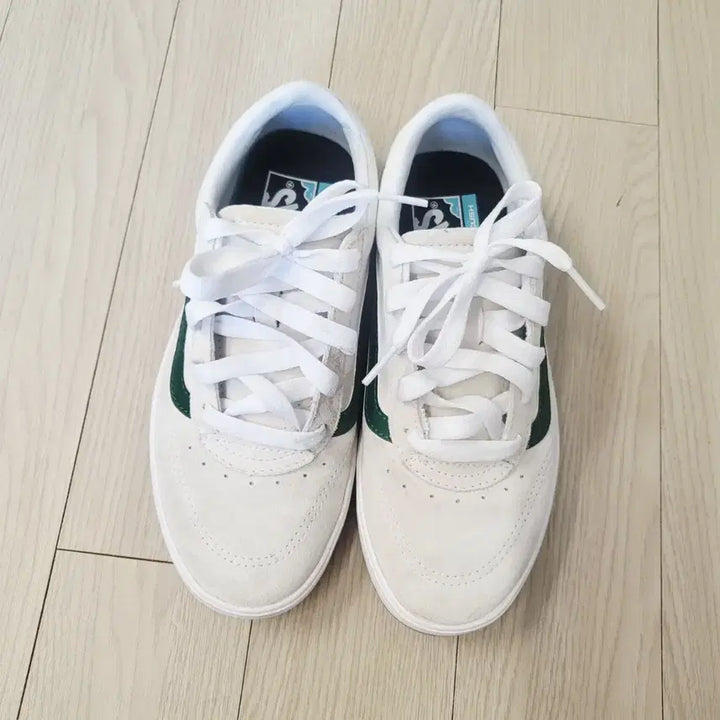 [BUNJANG] Vans Cruise CC White Green Sneakers / 반스 크루즈 CC 화이트 그린 스니커즈