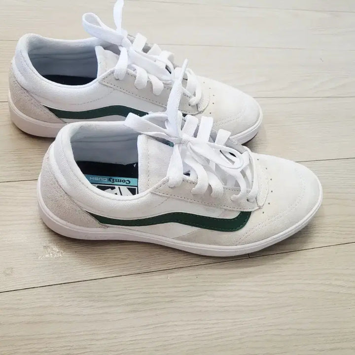 [BUNJANG] Vans Cruise CC White Green Sneakers / 반스 크루즈 CC 화이트 그린 스니커즈
