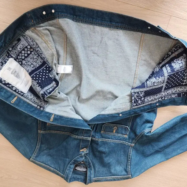 [SOLD OUT] FRIZMWORKS 데님 밴드카라 자켓 L