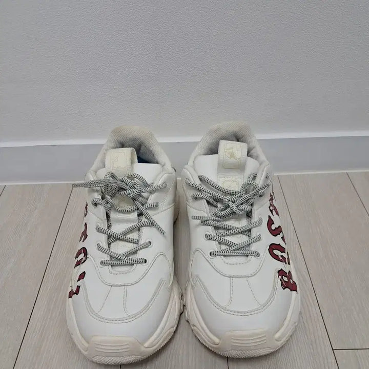 [BUNJANG] MLB Boston Chunky Sneakers / MLB 화이트 어글리 스니커즈 운동화 MLB Boston 청키 운동화 2