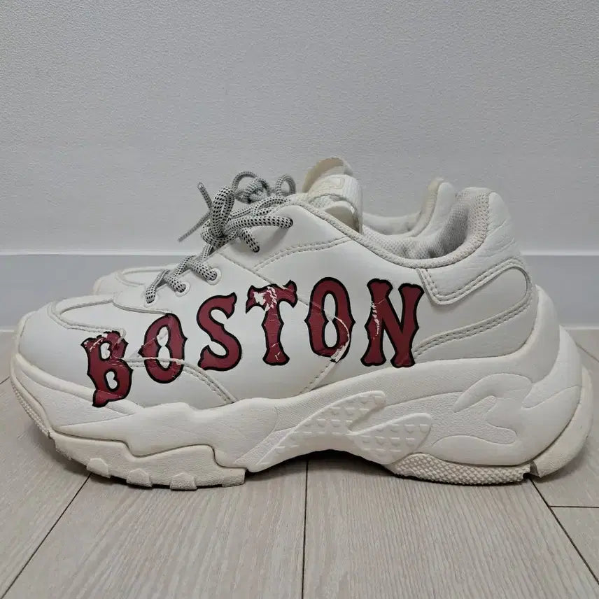 [BUNJANG] MLB Boston Chunky Sneakers / MLB 화이트 어글리 스니커즈 운동화 MLB Boston 청키 운동화 2