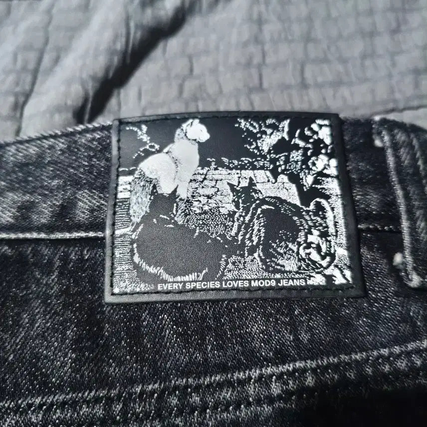 [BUNJANG] Mod9 Mod1w Black Star Dust Black Jeans / 모드나인 mod1w 블랙스타 더스트 32  새상품 흑청 블랙진