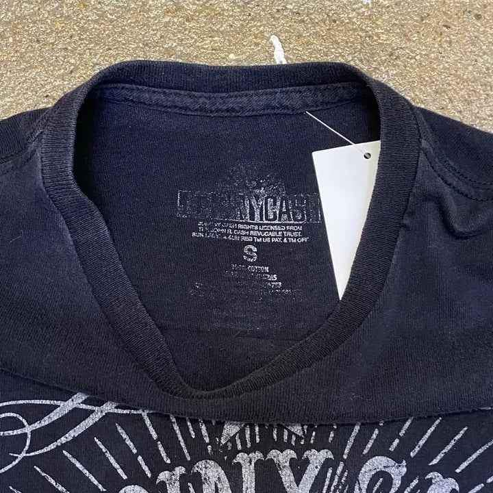 [BUNJANG] Vintage Johnny Cash Printed T-shirt / 미국 빈티지 락 조니캐쉬 프린팅 티 락티셔츠 반팔티