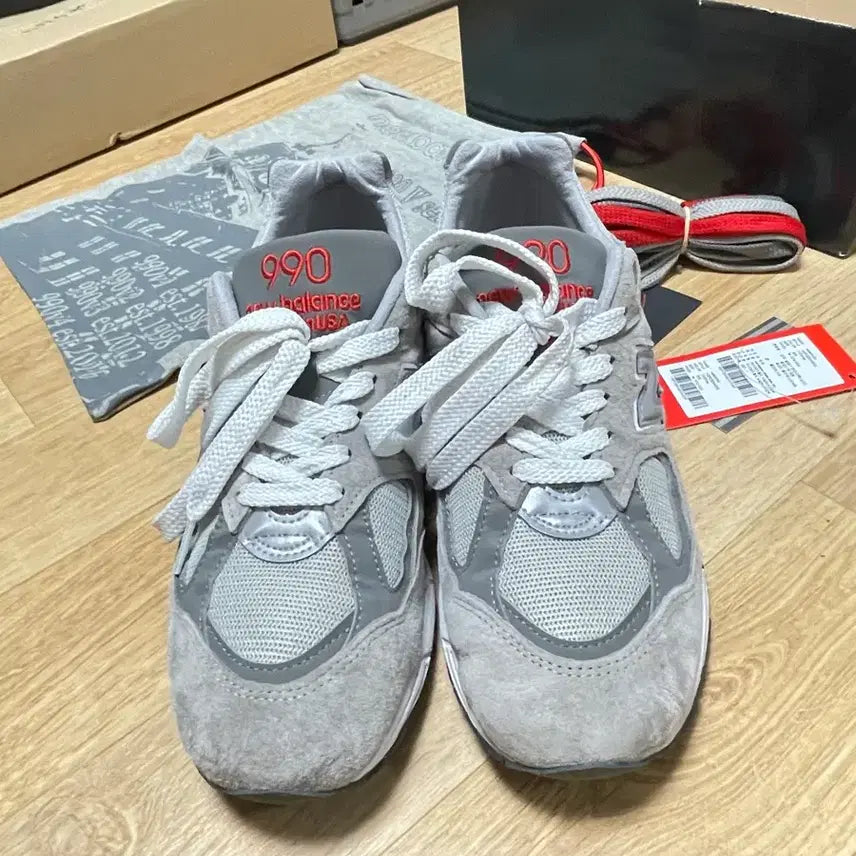 [BUNJANG] New Balance 990vs2 Gray Sneakers / [265] 뉴발란스 990vs2 그레이