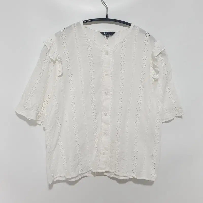 [BUNJANG] LAP Punching Blouse S / LAP 펀칭 블라우스 S_S0239