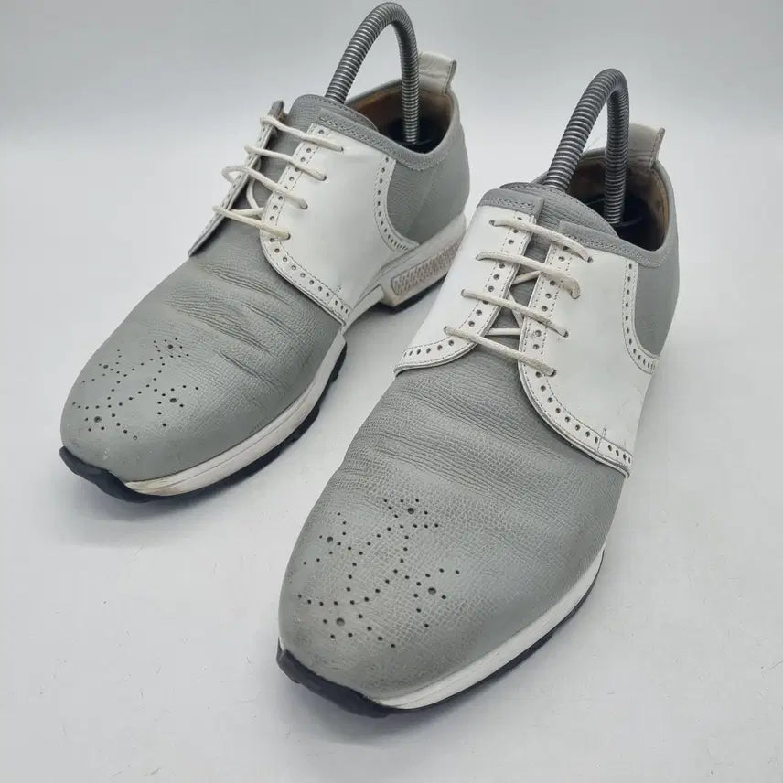 [BUNJANG] Hermes Wingtip Sneakers White/Gray Men&