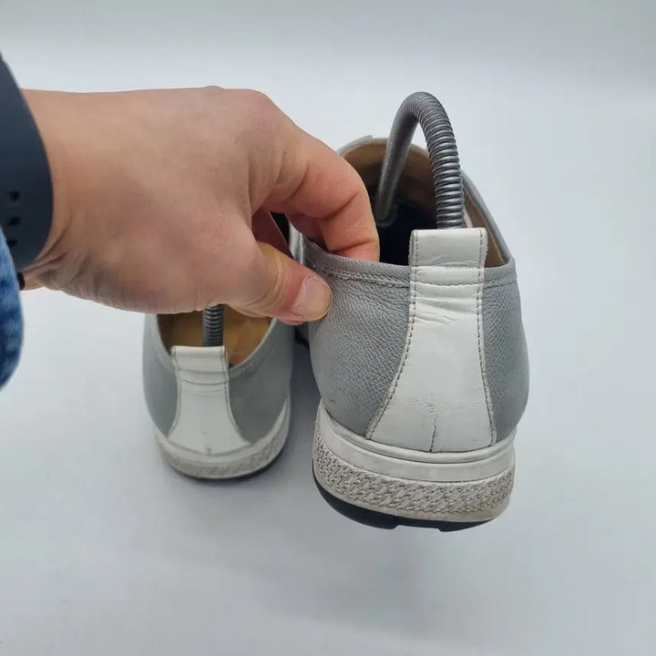 [BUNJANG] Hermes Wingtip Sneakers White/Gray Men&