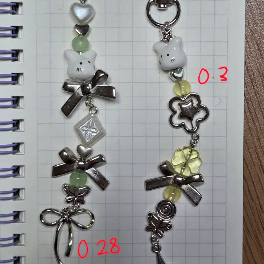 [BUNJANG] Handmade Bead Keyring / 핸드메이드 비즈키링 판매