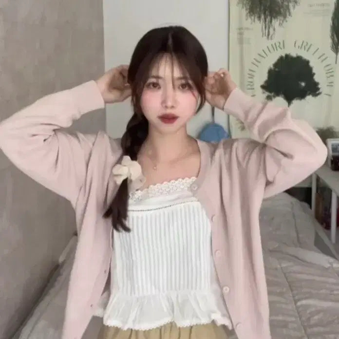 [BUNJANG] 98Celsius Tank Blouse / 98도씨 나시 블라우스 (연둡님 착용)