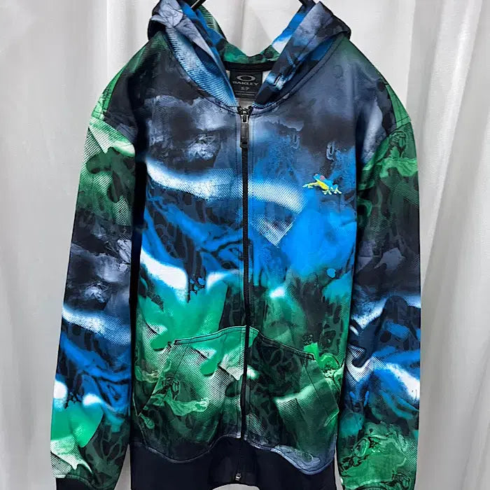 [BUNJANG] Oakley Psychedelic Graphic Hoodie Jacket / 오클리 사이키델릭 그래픽 후드 자켓