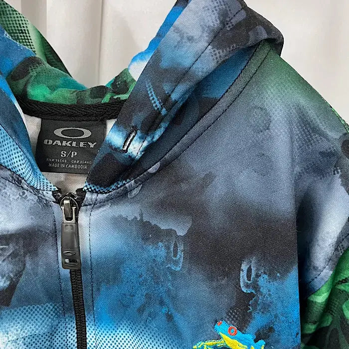 [BUNJANG] Oakley Psychedelic Graphic Hoodie Jacket / 오클리 사이키델릭 그래픽 후드 자켓