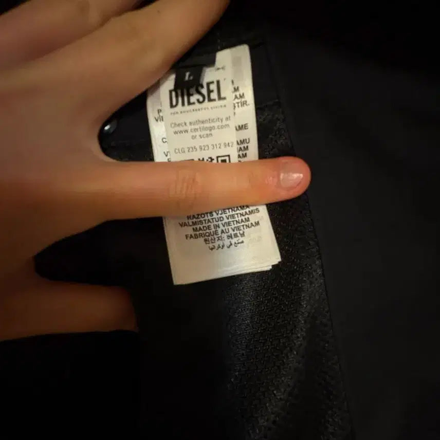 [SOLD OUT] 디젤 j-hives 바람막이 윈드브레이커 후드집업 L 105
