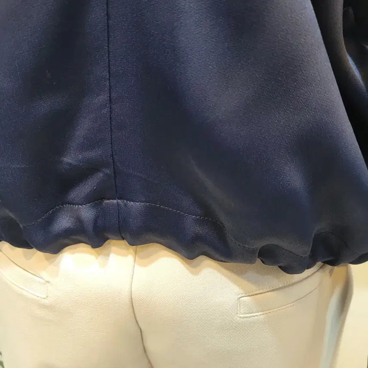 [BUNJANG] ZARA Silky Navy Blouse / 자라 ZARA 실키 네이비 블라우스