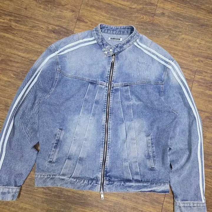 [BUNJANG] OURROOM Denim Jacket / OURROOM 라이더 데님 자켓