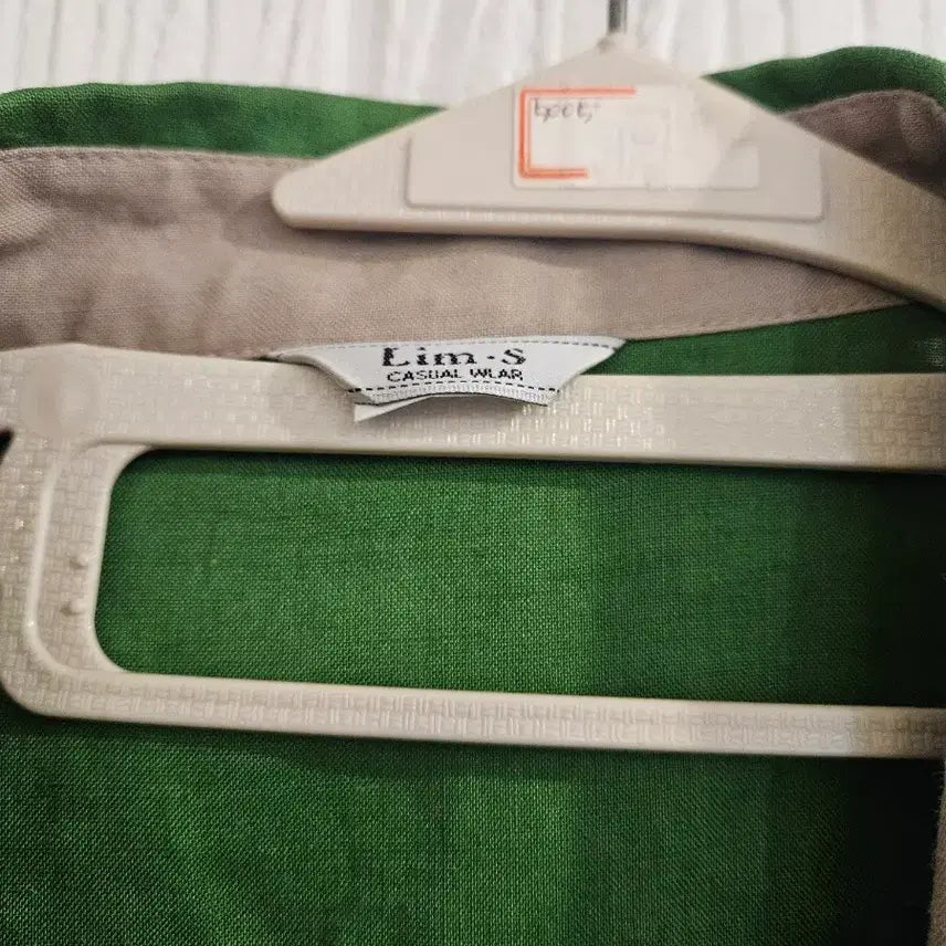 [BUNJANG] Green Linen Shirt Jacket / 여77그린 린넨 셔츠형 자켓