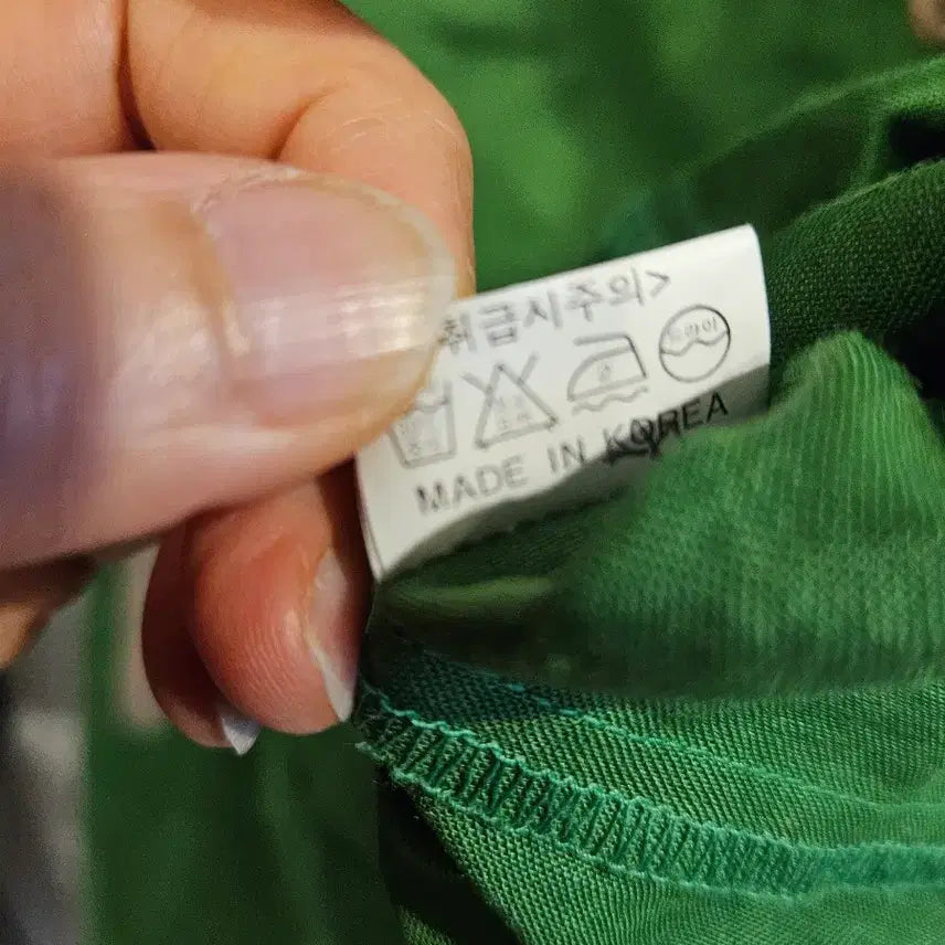 [BUNJANG] Green Linen Shirt Jacket / 여77그린 린넨 셔츠형 자켓