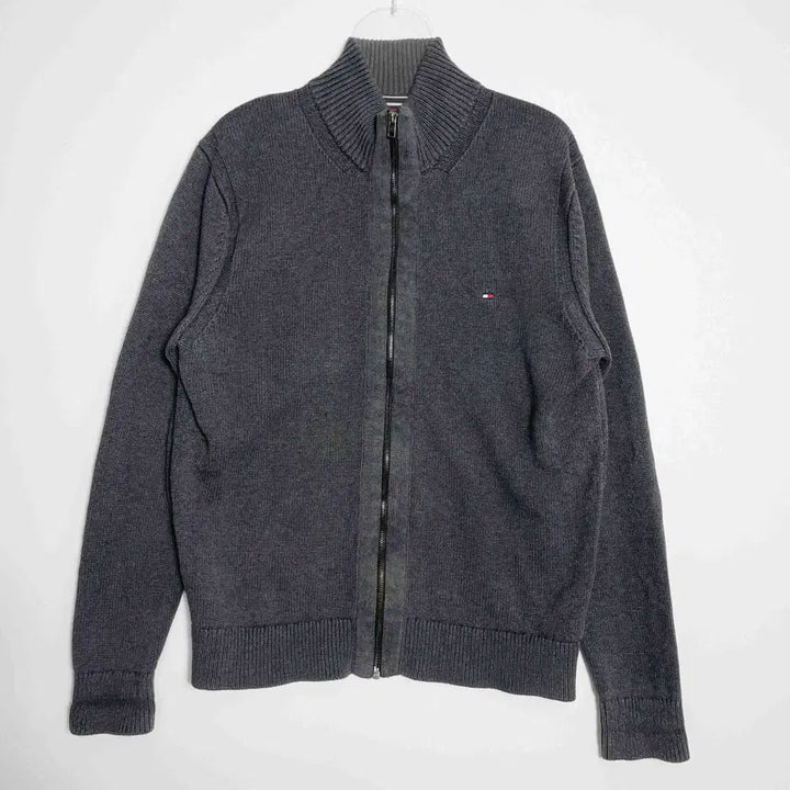 [BUNJANG] Tommy Hilfiger Knit Zip-Up Cardigan XXL / C1 타미힐피거  니트 집업 가디건 XXL사이즈