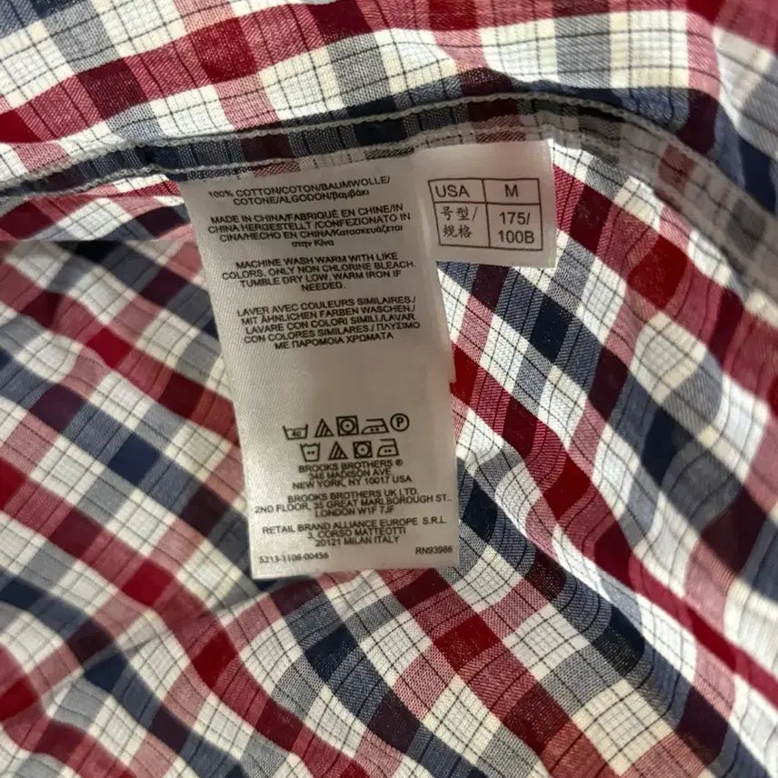 [BUNJANG] Brooks Brothers Checkered Shirt / 브룩스브라더스 체크 셔츠