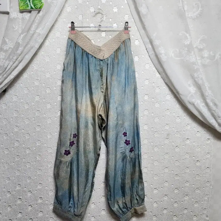 [BUNJANG] Natural Dye Rayon Ddanji Pants / 천연염색 인견 단지바지 여성105~110