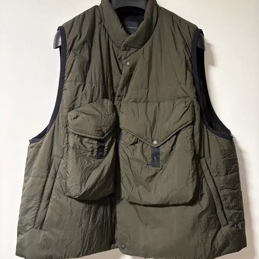 [BUNJANG] Moif Olive Over Mill Vest / 모이프 오버 밀 베스트 올리브 2