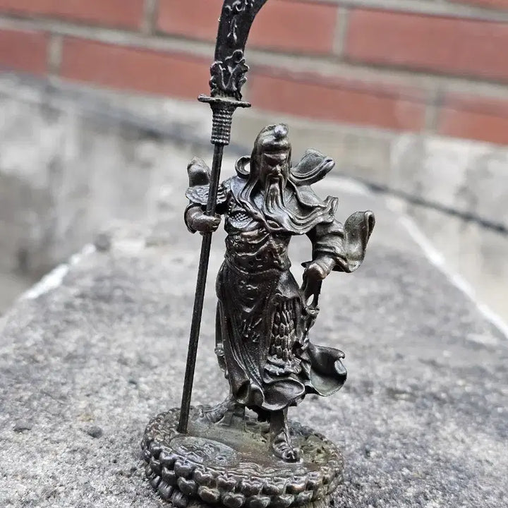 [BUNJANG] Miniature Guan Yu Statue with Halberd / [무료배송] &