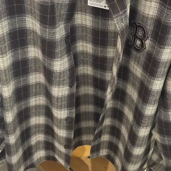 [BUNJANG] MLB Cotton Plaid Check Shirt / MLB 베이직 코튼 프랄렌 체크셔츠 새상품 아주저렴히판매