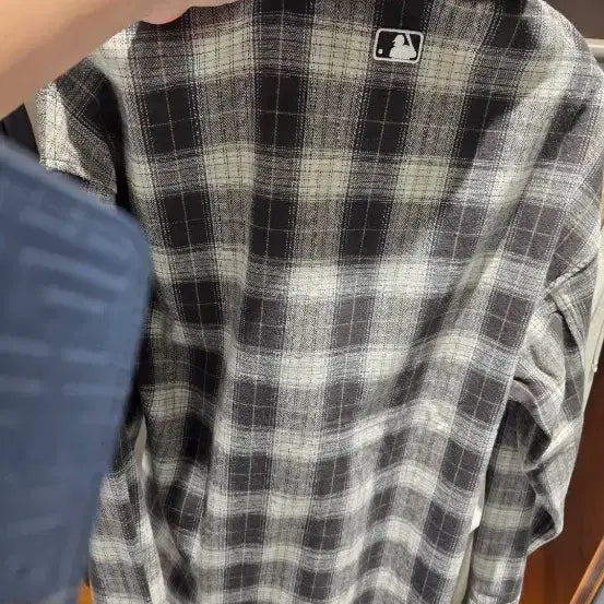 [BUNJANG] MLB Cotton Plaid Check Shirt / MLB 베이직 코튼 프랄렌 체크셔츠 새상품 아주저렴히판매