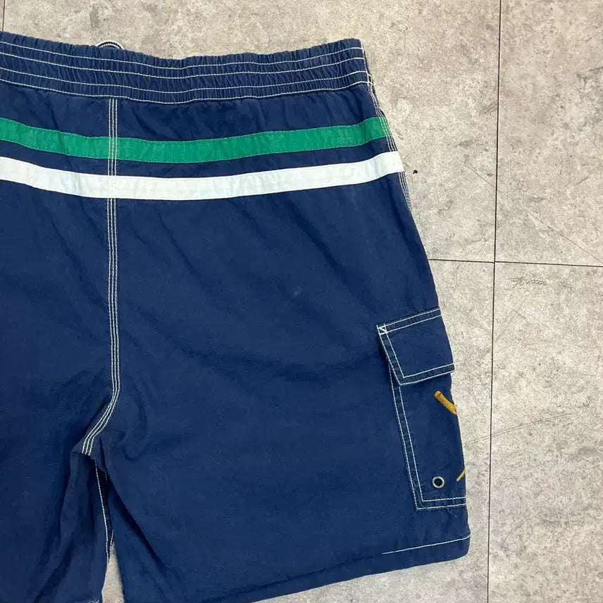 [BUNJANG] Polo Ralph Lauren Banded Half Pants Navy L / 폴로 랄프로렌 밴딩 하프 팬츠 네이비 L 