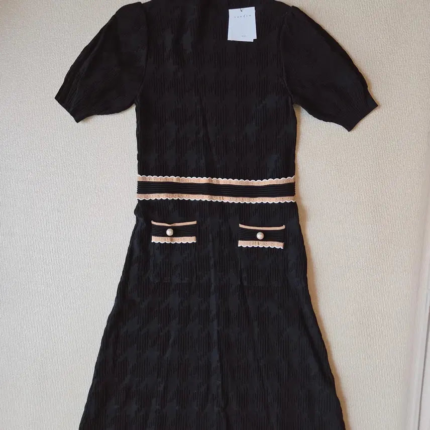 [BUNJANG] Sandro Jacquard Pattern Knit Dress / 새상품) 산드로Sandro 니트/자카드 패턴 원피스