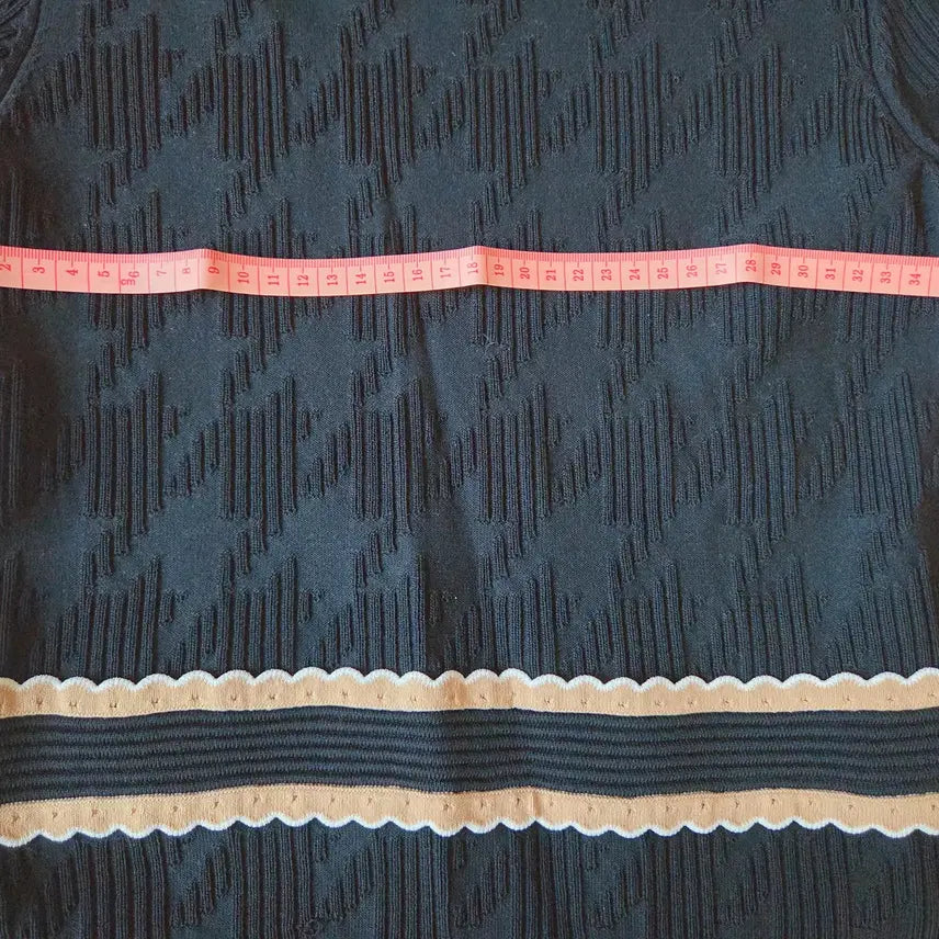 [BUNJANG] Sandro Jacquard Pattern Knit Dress / 새상품) 산드로Sandro 니트/자카드 패턴 원피스