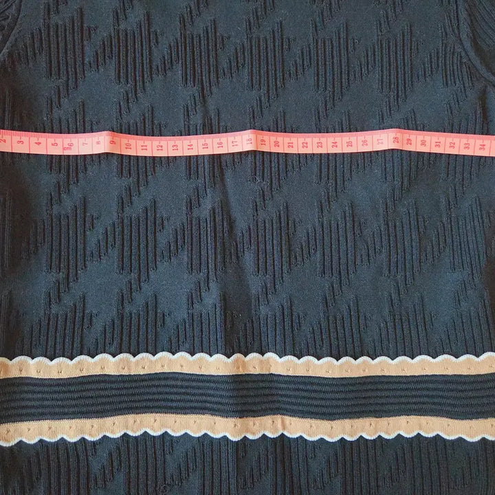 [BUNJANG] Sandro Jacquard Pattern Knit Dress / 새상품) 산드로Sandro 니트/자카드 패턴 원피스