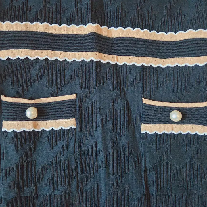 [BUNJANG] Sandro Jacquard Pattern Knit Dress / 새상품) 산드로Sandro 니트/자카드 패턴 원피스