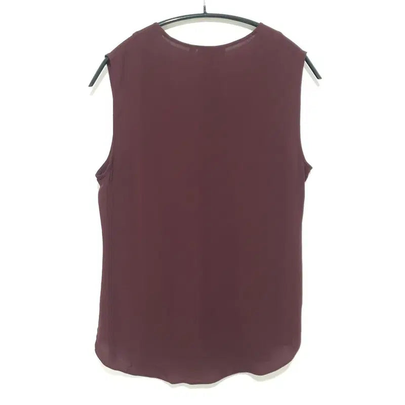 [BUNJANG] Theory V-Neck Sleeveless Silk Blouse / 띠어리 브이넥 민소매 실크 블라우스 S_S0242