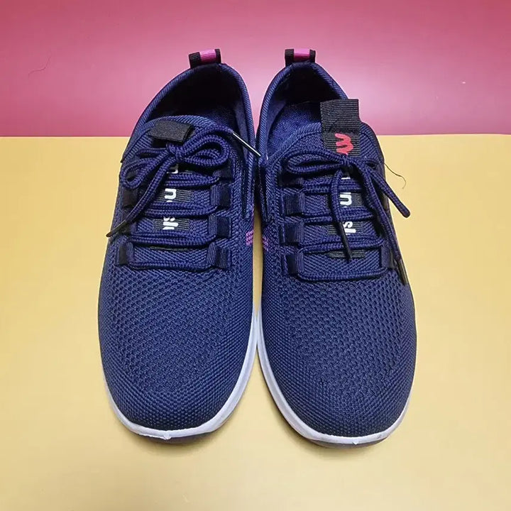 [BUNJANG] Navy/Pink 240 Mesh Sneakers / 네이비/핑크색 240 운동화 메쉬 스니커즈