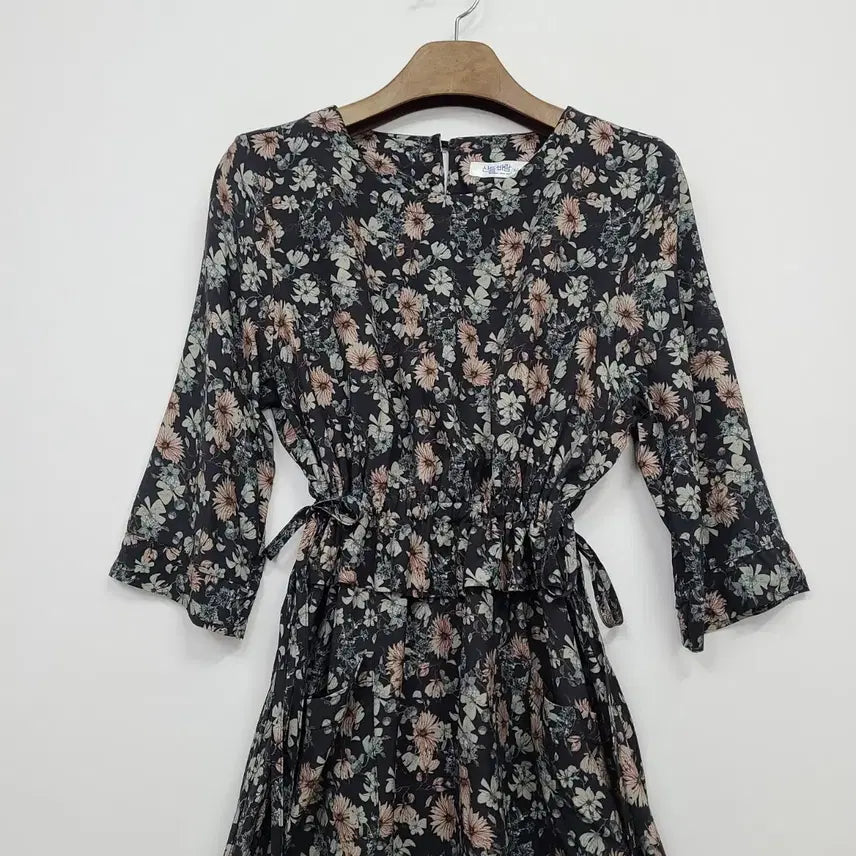[BUNJANG] Sandlebaram Floral Print Long Dress / 산들바람 풍기인견100 롱 원피스/66/앨리스/695