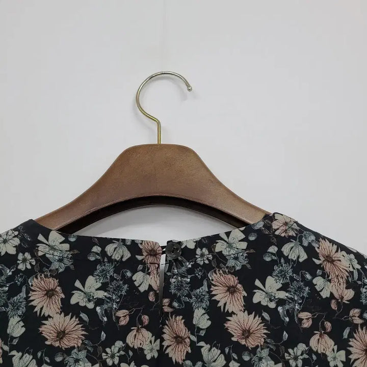 [BUNJANG] Sandlebaram Floral Print Long Dress / 산들바람 풍기인견100 롱 원피스/66/앨리스/695