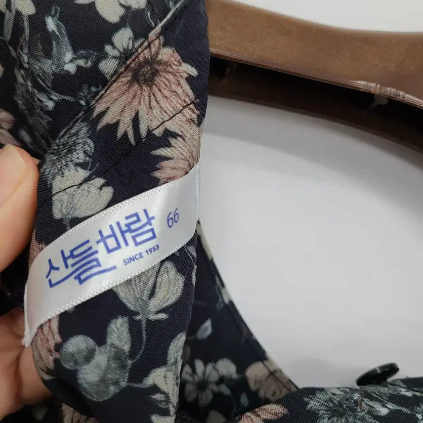 [BUNJANG] Sandlebaram Floral Print Long Dress / 산들바람 풍기인견100 롱 원피스/66/앨리스/695