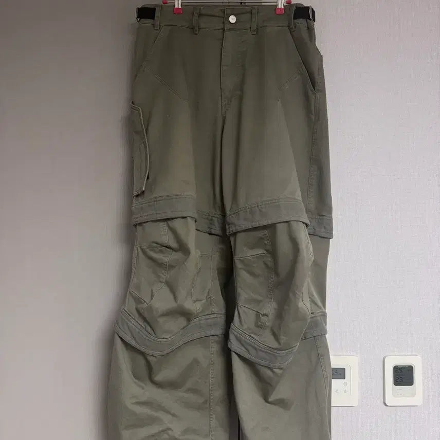 [BUNJANG] From What Layered Work Pants Olive / [2] 파프롬왓 레이어드 워크팬츠 올리브
