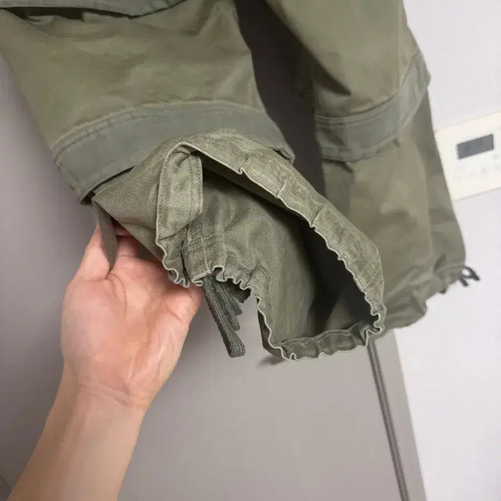 [BUNJANG] From What Layered Work Pants Olive / [2] 파프롬왓 레이어드 워크팬츠 올리브