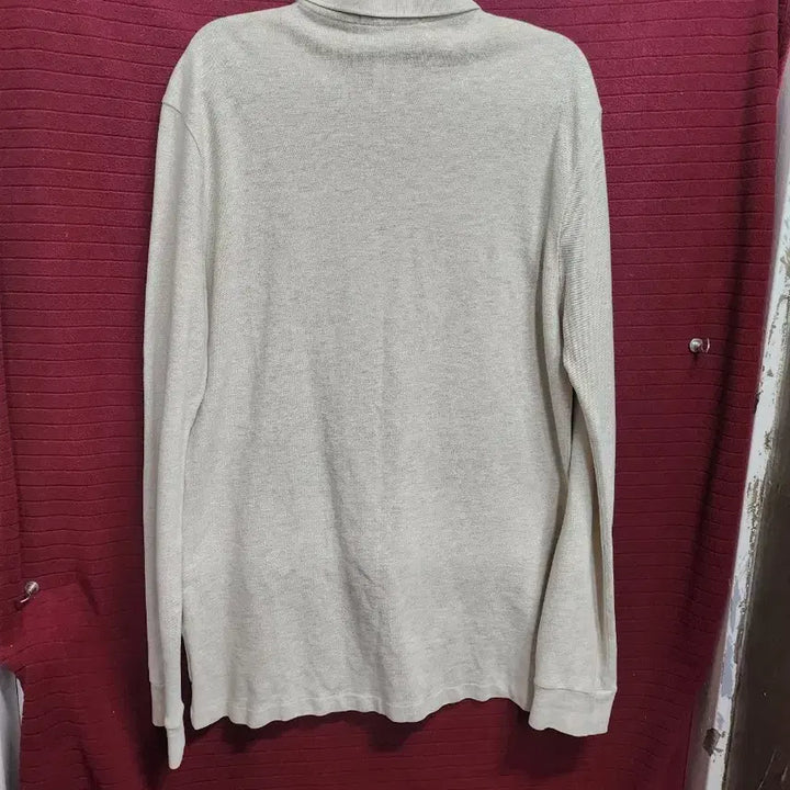 [BUNJANG] Polo Ralph Lauren Long Sleeve Polo Shirt Ivory / 폴로 랄프로렌 긴팔 카라티 아이보리