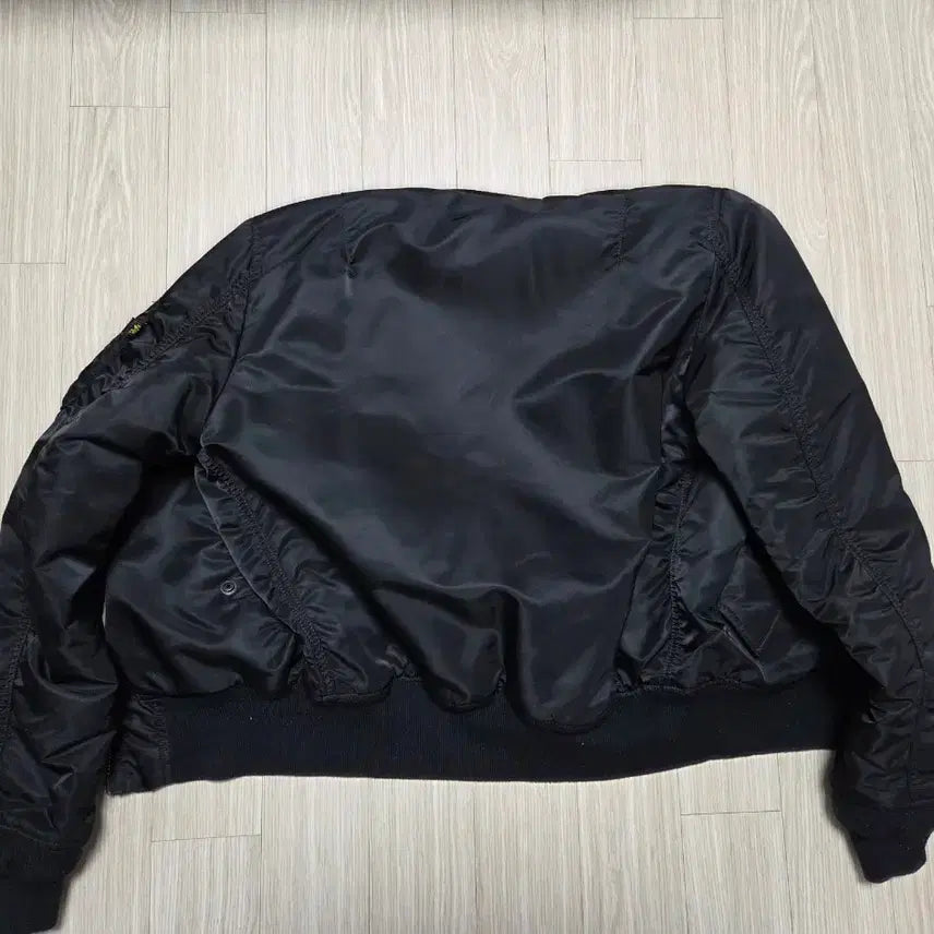 [BUNJANG] Alpha Industries MA-1 Black Bomber Jacket / 알파인더스트리 MA-1 블랙 S사이즈