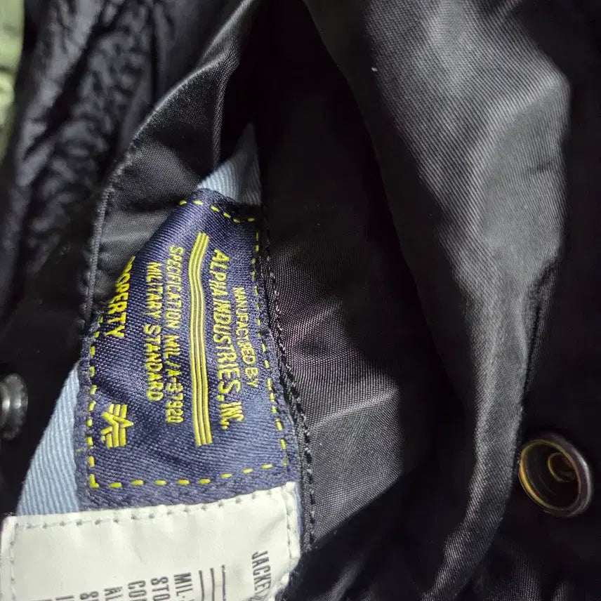 [BUNJANG] Alpha Industries MA-1 Black Bomber Jacket / 알파인더스트리 MA-1 블랙 S사이즈