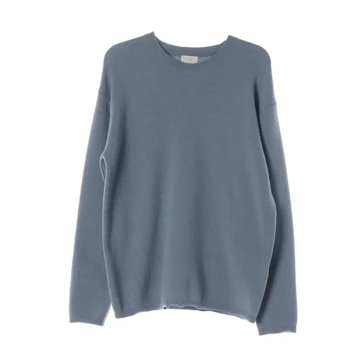 [BUNJANG] Coore Wool Blend Crew Neck Sweater Light Blue / 쿠어 울 블렌드 크루넥 니트 스웨터 라이트블루