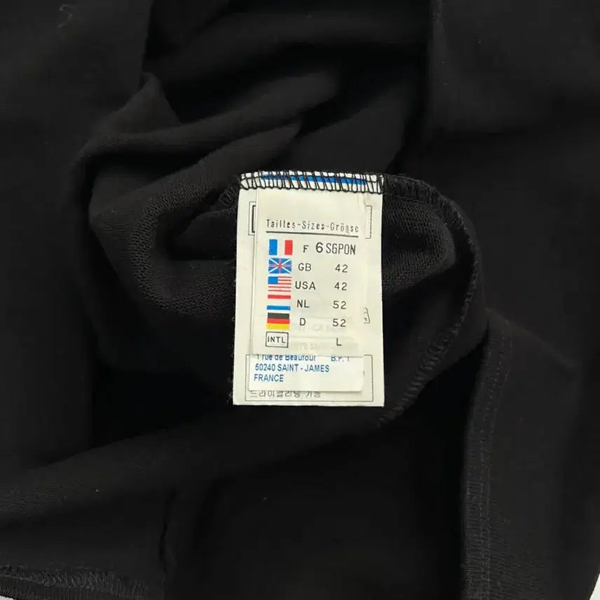[BUNJANG] Saint James Seba Solid Long Sleeve T-Shirt / [L] 세인트 제임스 세바 솔리드 롱슬리브 티셔츠