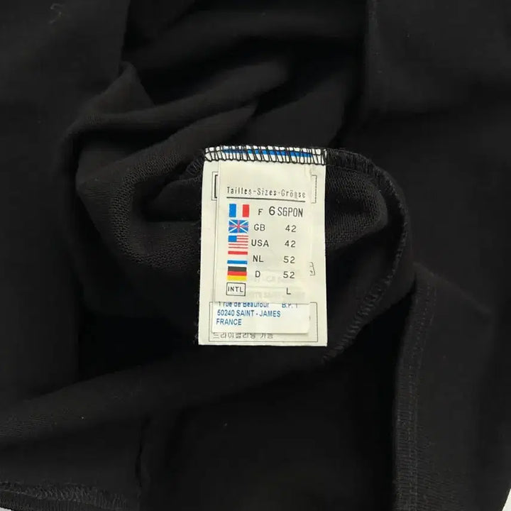 [BUNJANG] Saint James Seba Solid Long Sleeve T-Shirt / [L] 세인트 제임스 세바 솔리드 롱슬리브 티셔츠