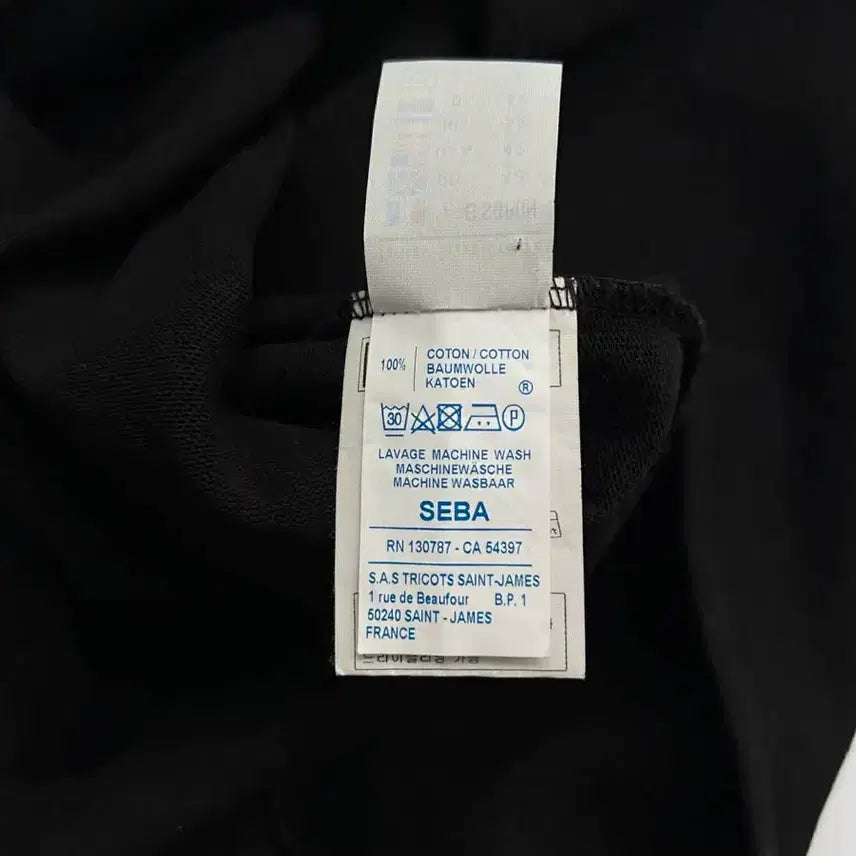 [BUNJANG] Saint James Seba Solid Long Sleeve T-Shirt / [L] 세인트 제임스 세바 솔리드 롱슬리브 티셔츠