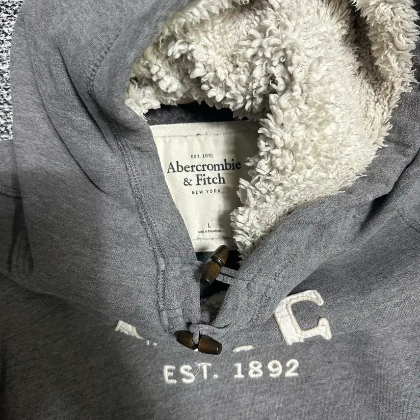 [BUNJANG] Abercrombie Sheepskin Hooded Sweatshirt / (S추천) 아베크롬비 양털 후드티