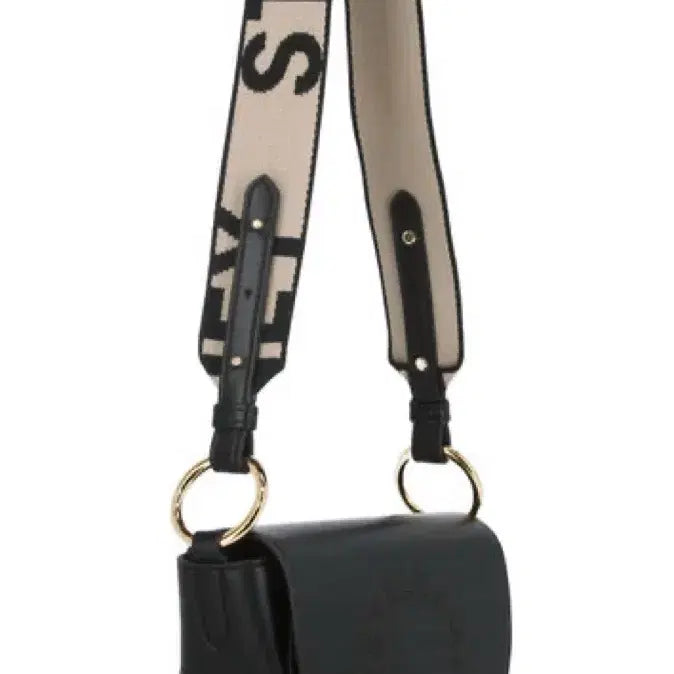 [BUNJANG] Stella McCartney Saddle Shoulder Bag / 스텔라 맥카트니 블랙 숄더백 새들백
