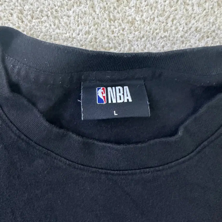 [BUNJANG] NBA Black Bulls Short Sleeve T-shirt / L NBA 블랙 불스 반팔티 0320D